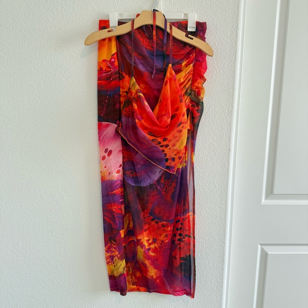 SHEIN Multicolor Skirt Set